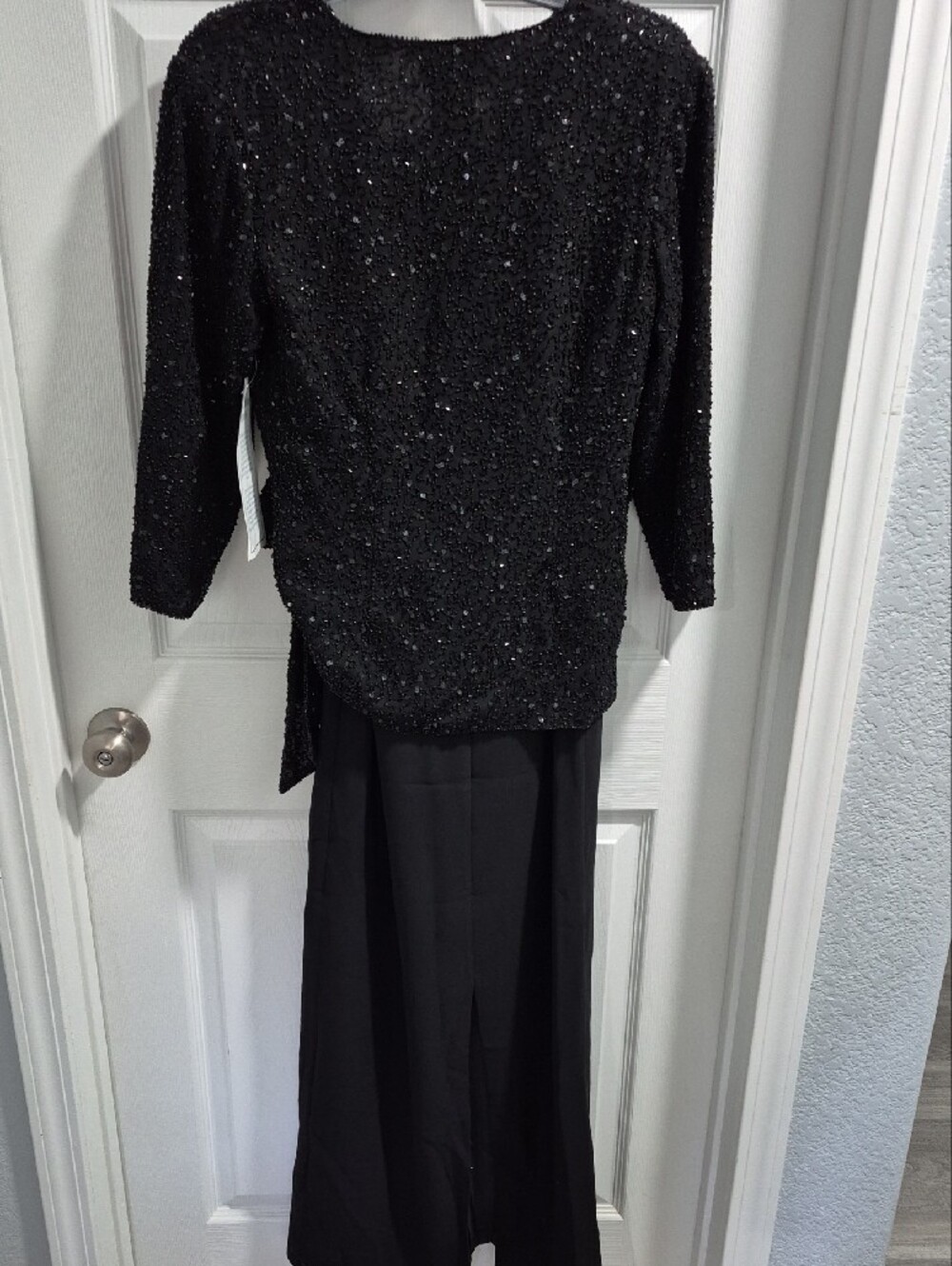 Chadwicks Black Two-Piece Evening Set - Picture 2 of 10